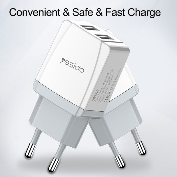 Yesido Travel Charger 2.4A