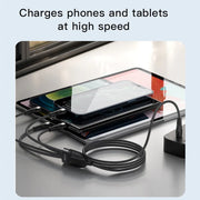 Yesido 4 In 1 Type-C to 4 Ports Charging Cable 4A