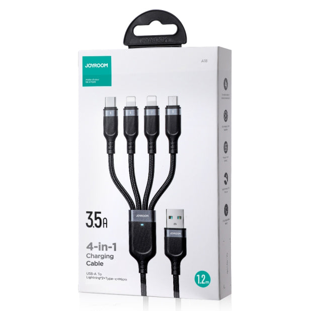 Joyroom 4 in 1 Charging Data Cable 3.5A / 1.2m