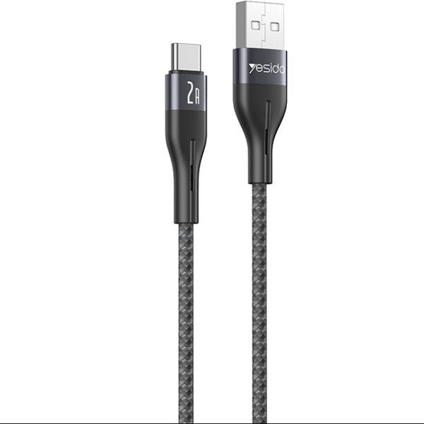 Yesido CA121-TC 1M Nylon Braided 2A Fast Charging Cable
