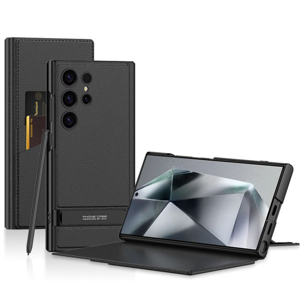 GKK Triumph Ultra-Thin Flip Leather Case For Samsung
