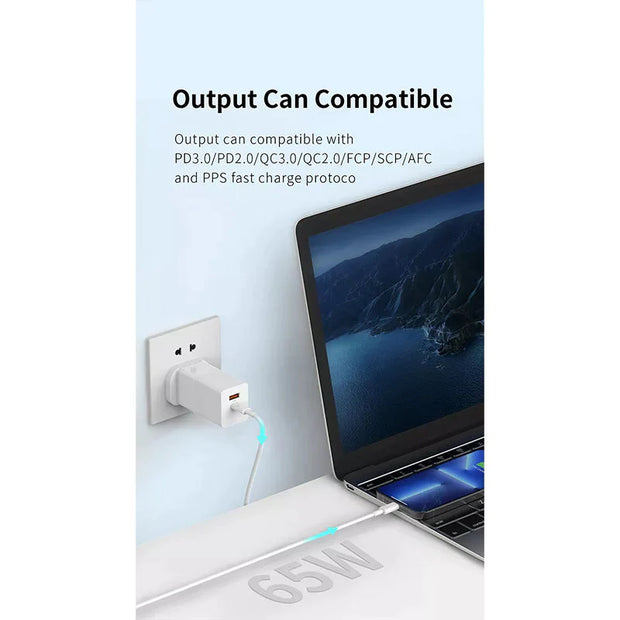 Recci Fast Charging Travel Super-SI 65W