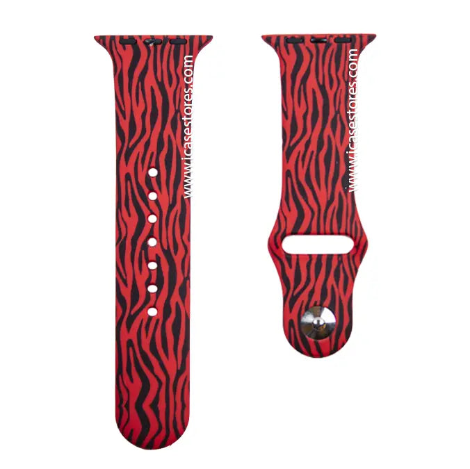 Flames Silicone Band Strap for Apple Watch - iCase Stores