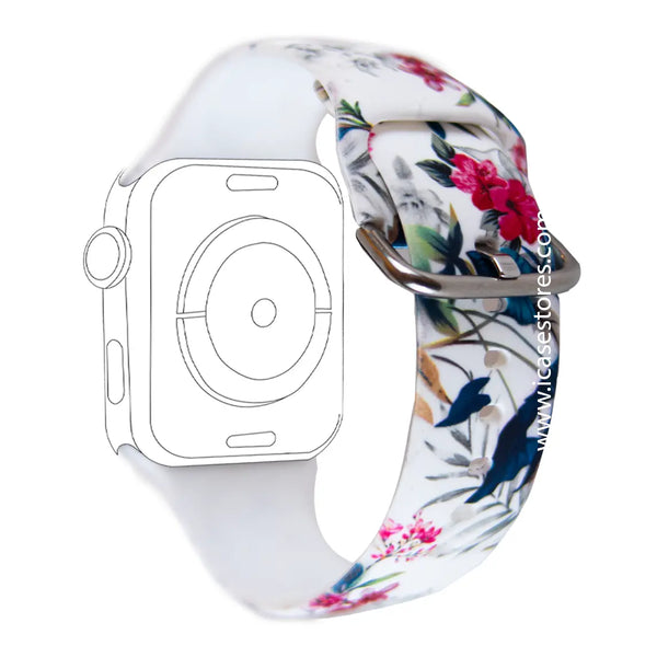 Flowers Band Strap for Apple Watch - iCase Stores