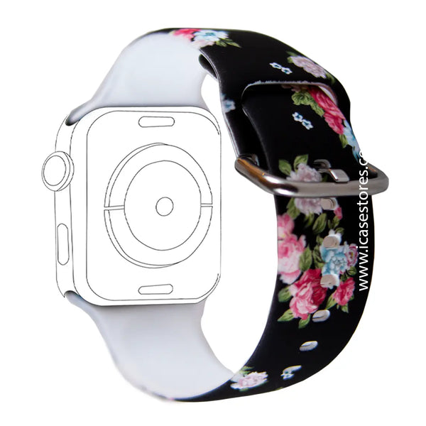 Flowers Band Strap for Apple Watch - iCase Stores