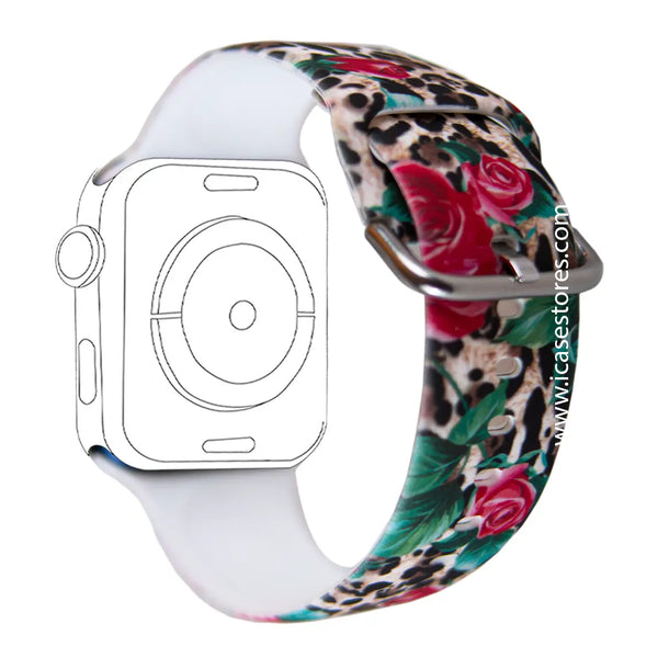 Flowers Band Strap for Apple Watch - iCase Stores
