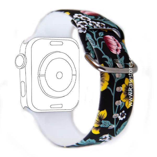 Flowers Band Strap for Apple Watch - iCase Stores