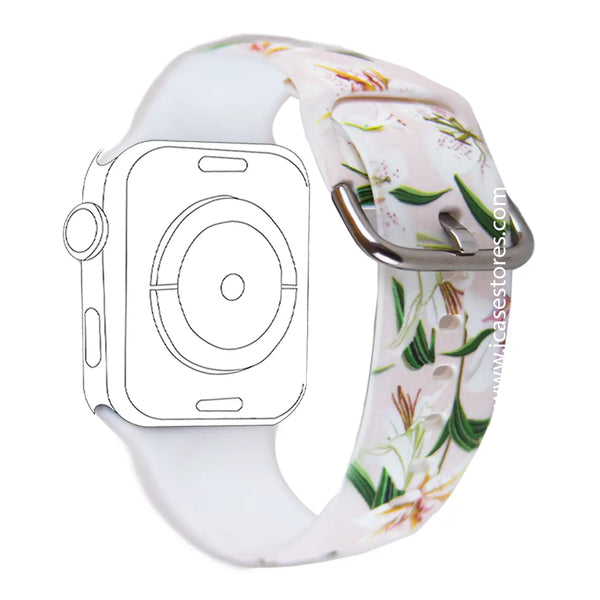 Flowers Band Strap for Apple Watch - iCase Stores