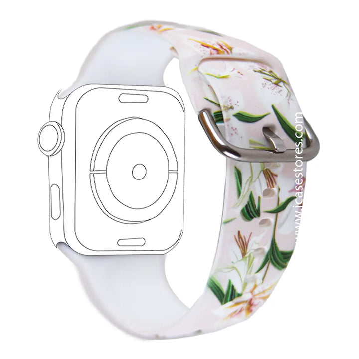 Flowers Band Strap for Apple Watch - iCase Stores