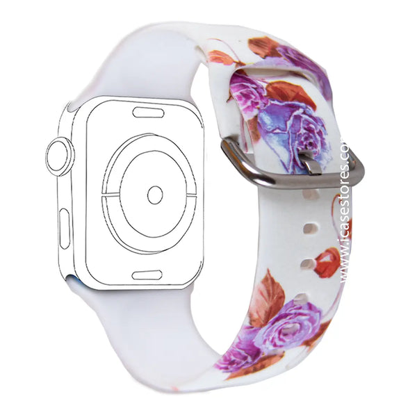 Flowers Band Strap for Apple Watch - iCase Stores