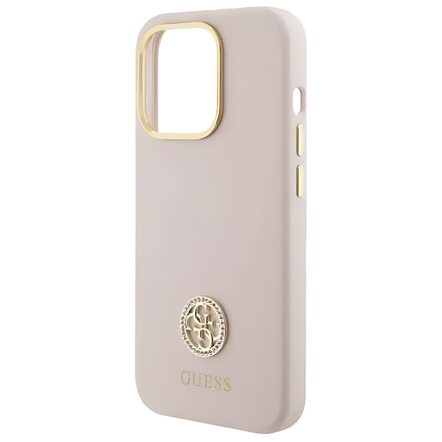 Guess Silicone Case With 4G Strass Logo Case