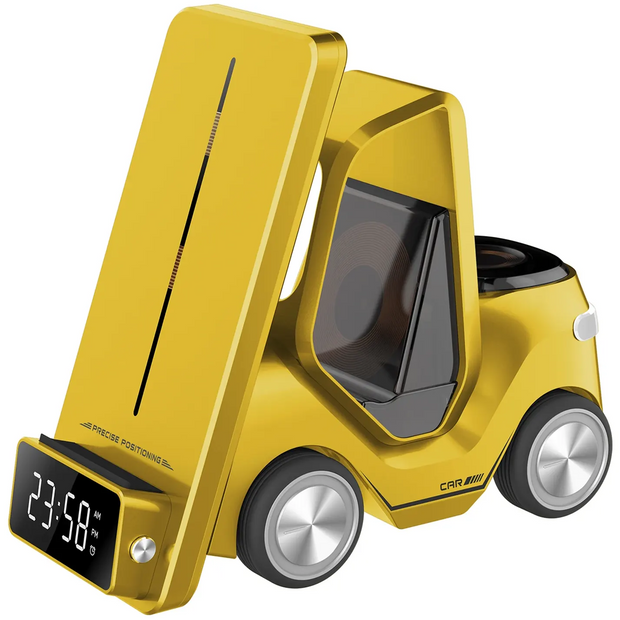 Toocki 5 In 1 Multifunctional Wireless Charging With Alarm Clock