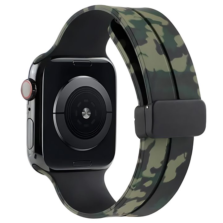 Camouflage Magnetic Buckle Silicone Band For Apple Watch - iCase Stores