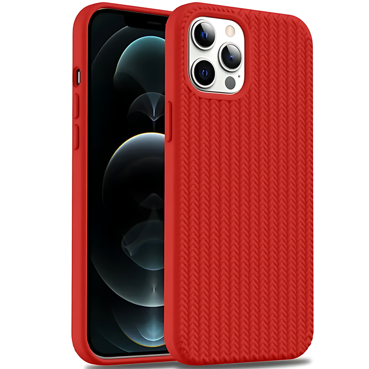 Woven Pattern Liquid Silicone Case - iCase Stores
