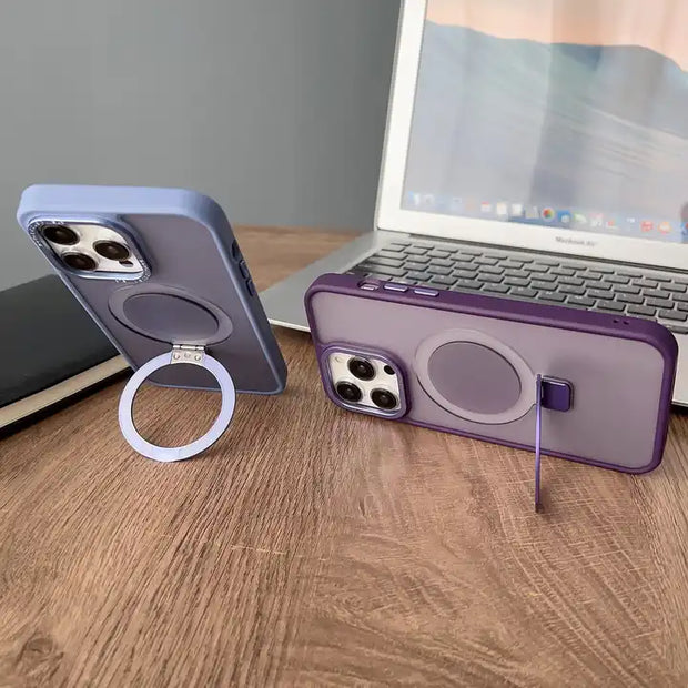 Clear Magnetic Case With Stand