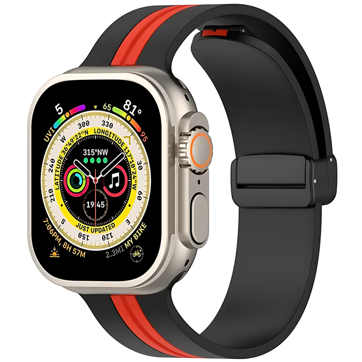 Soft Sport Silicone Magnetic Buckle Band For Apple Watch - iCase Stores