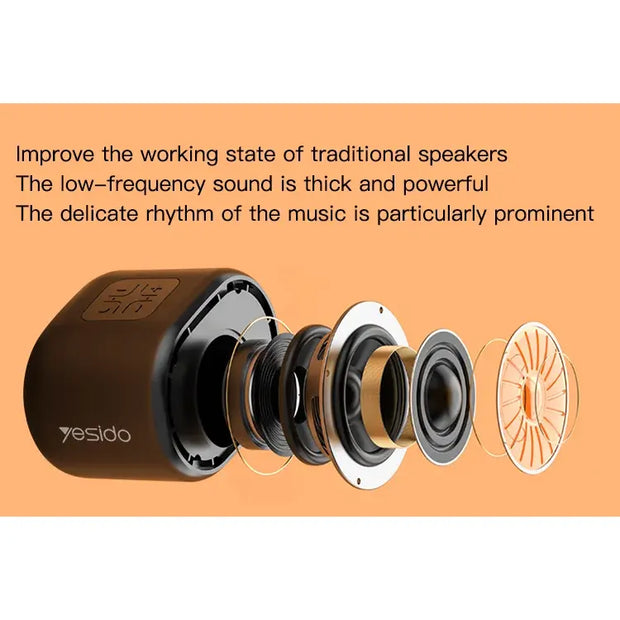 Yesido Portable Mini Wireless Bluetooth Speaker - iCase Stores