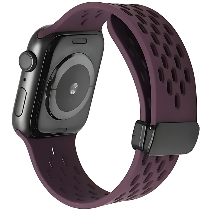 Soft Silicone Magnetic Buckle Breathable Sport For Apple Watch - iCase Stores