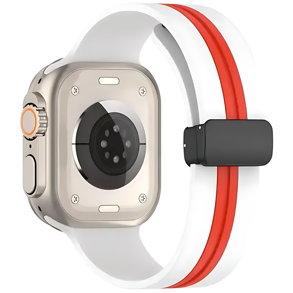 Soft Sport Silicone Magnetic Buckle Band For Apple Watch - iCase Stores