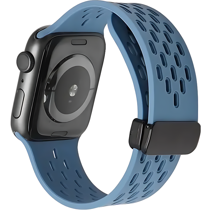 Soft Silicone Magnetic Buckle Breathable Sport For Apple Watch - iCase Stores