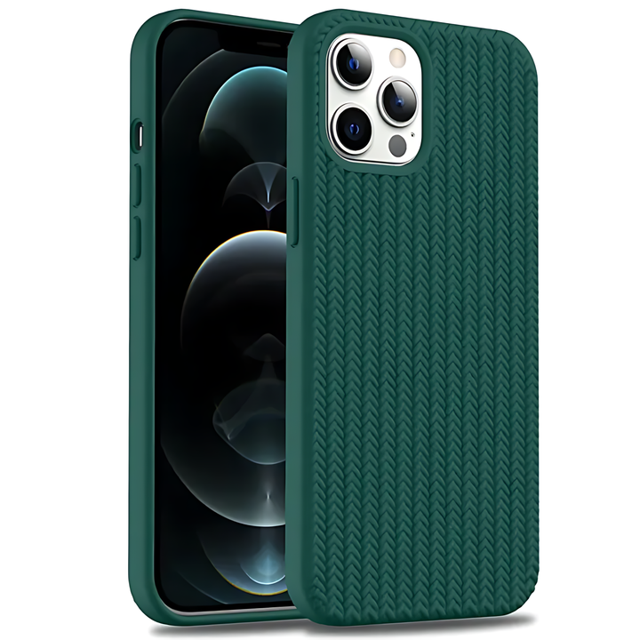 Woven Pattern Liquid Silicone Case - iCase Stores