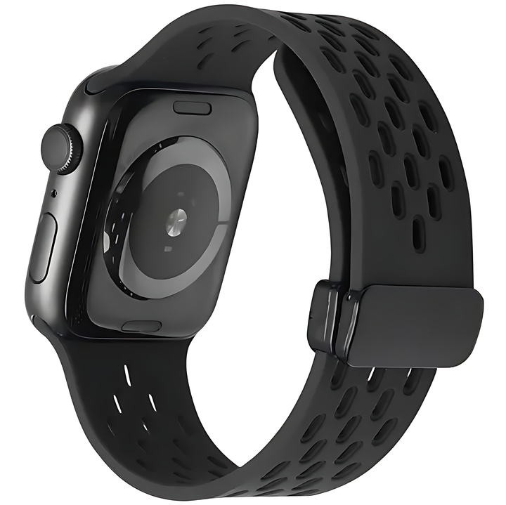 Soft Silicone Magnetic Buckle Breathable Sport For Apple Watch - iCase Stores