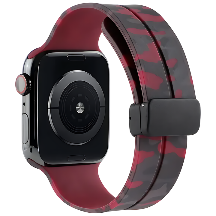 Camouflage Magnetic Buckle Silicone Band for Apple Watch - iCase Stores