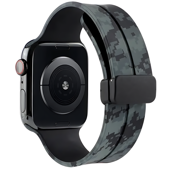 Camouflage Magnetic Buckle Silicone Band for Apple Watch - iCase Stores
