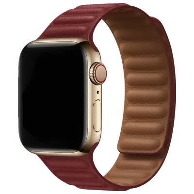 Spigen Leather Link Magnetic Suction Band For Apple Watch - iCase Stores