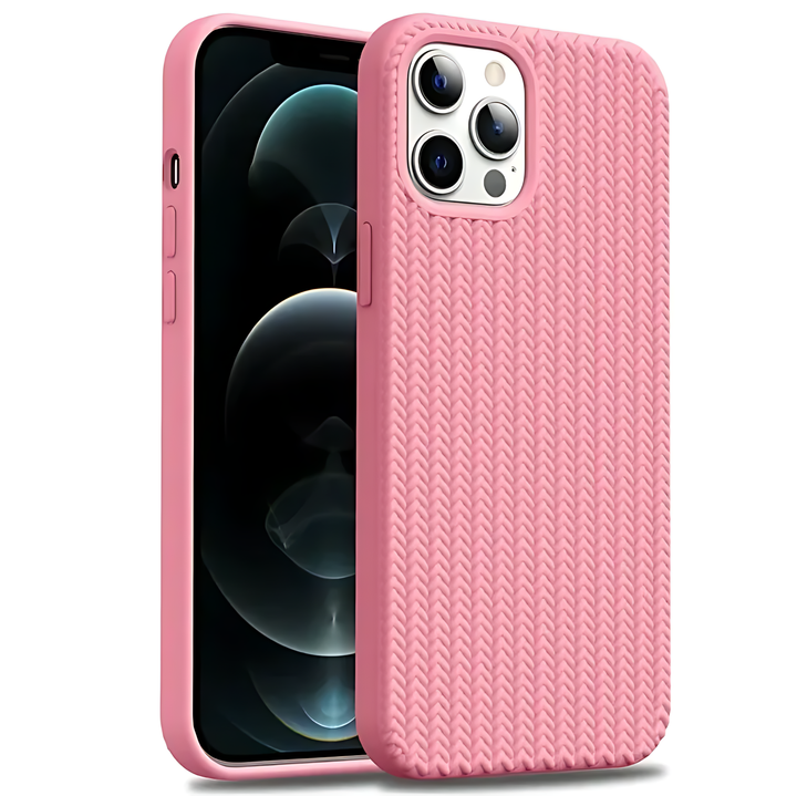 Woven Pattern Liquid Silicone Case - iCase Stores