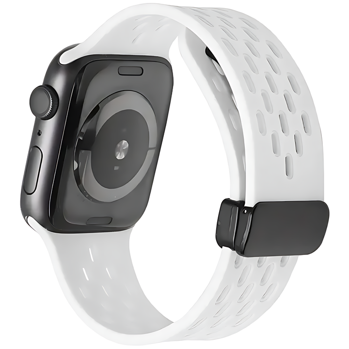 Soft Silicone Magnetic Buckle Breathable Sport For Apple Watch - iCase Stores