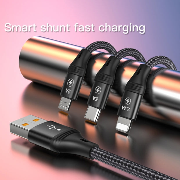 Yesido 3 In 1 Super Fast Charger Cable Widely Compatible