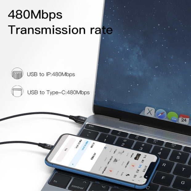 Yesido 3 In 1 Super Fast Charger Cable Widely Compatible