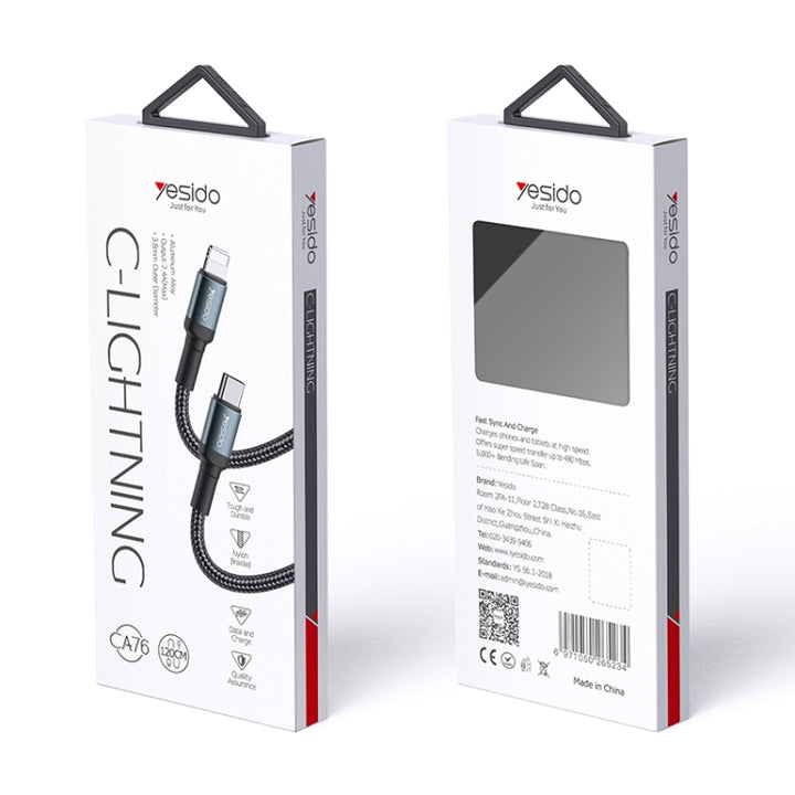 Yesido Lightning Data Cable 1.2M - iCase Stores