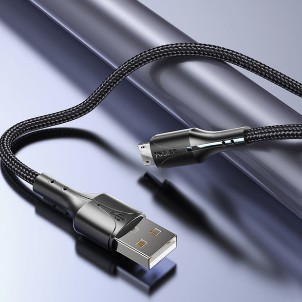 Yesido Charging Cable with Indicator Light 1.2M