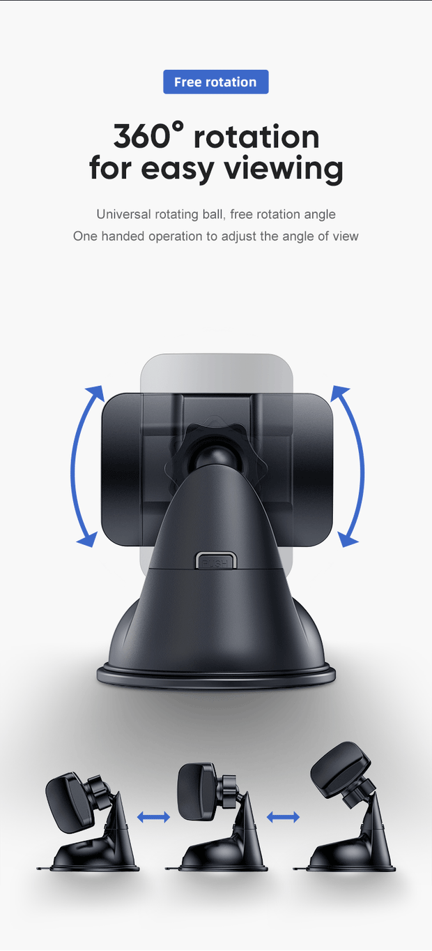 Single Pull Suction Cup Phone Holder