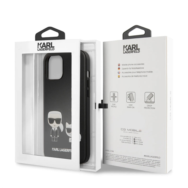 Karl Lagerfeld PU Leather Case Karl & Choupette Bodies Embossed - iCase Stores