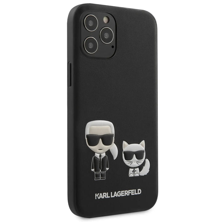 Karl Lagerfeld PU Leather Case Karl & Choupette Bodies Embossed - iCase Stores