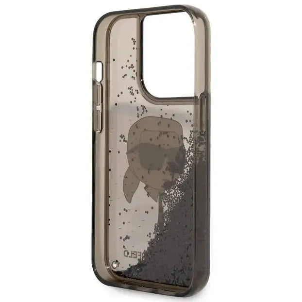 Karl Lagerfeld Liquid Glitter Case with NFT Karl Head - iCase Stores