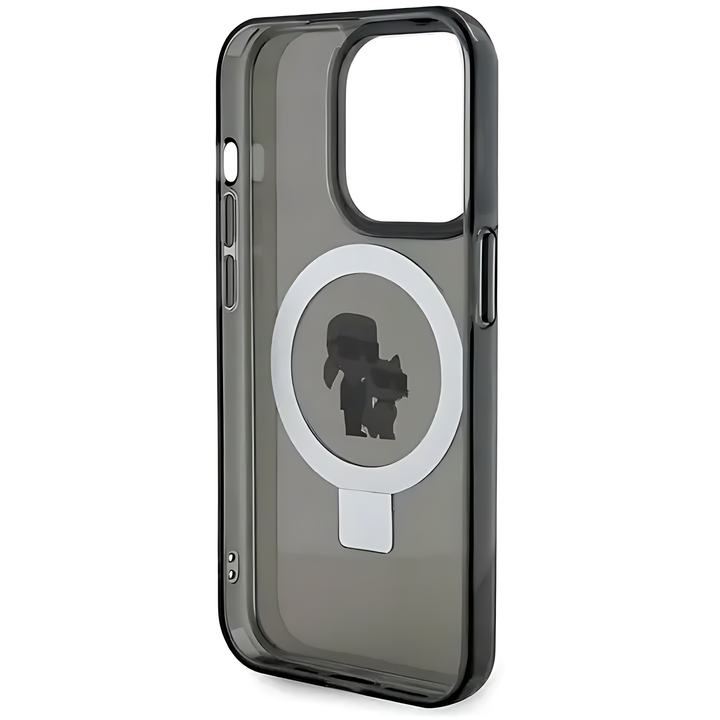Karl Lagerfeld Magsafe Ringstand Case with Karl Heads & Choupette - iCase Stores