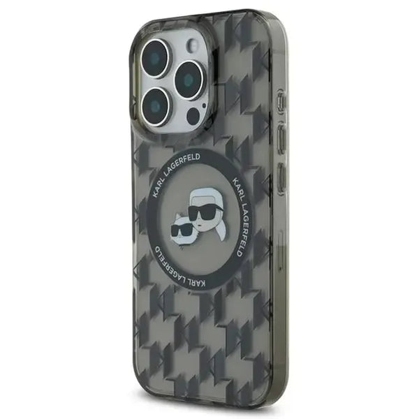 Karl Lagerfeld Magsafe IML Hard Case with Karl & Choupette Heads