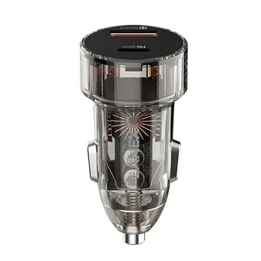 Lanex Transparent Dual USB Ports Car Charger 3.1A - iCase Stores