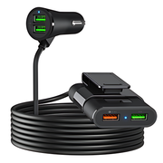4USB Port 30W Fast Car Charger