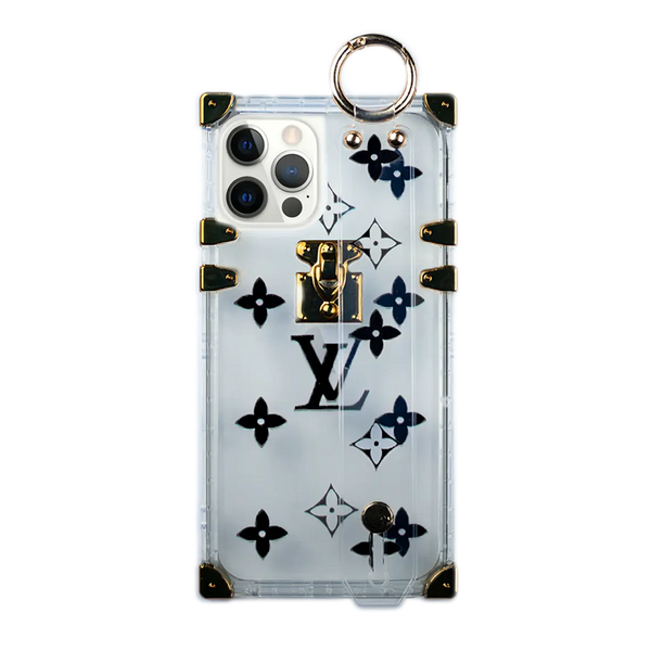 LV Fashion Case with Wrist Strap and Metal Ring - iCase Stores