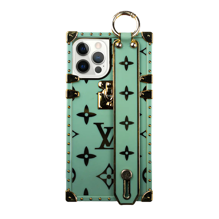 LV Fashion Case with Wrist Strap and Metal Ring - iCase Stores
