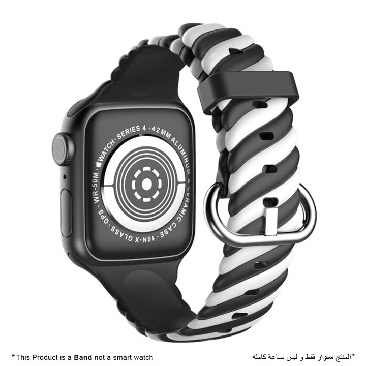 Liquid Silicone Twill Strap for Apple Watch - iCase Stores