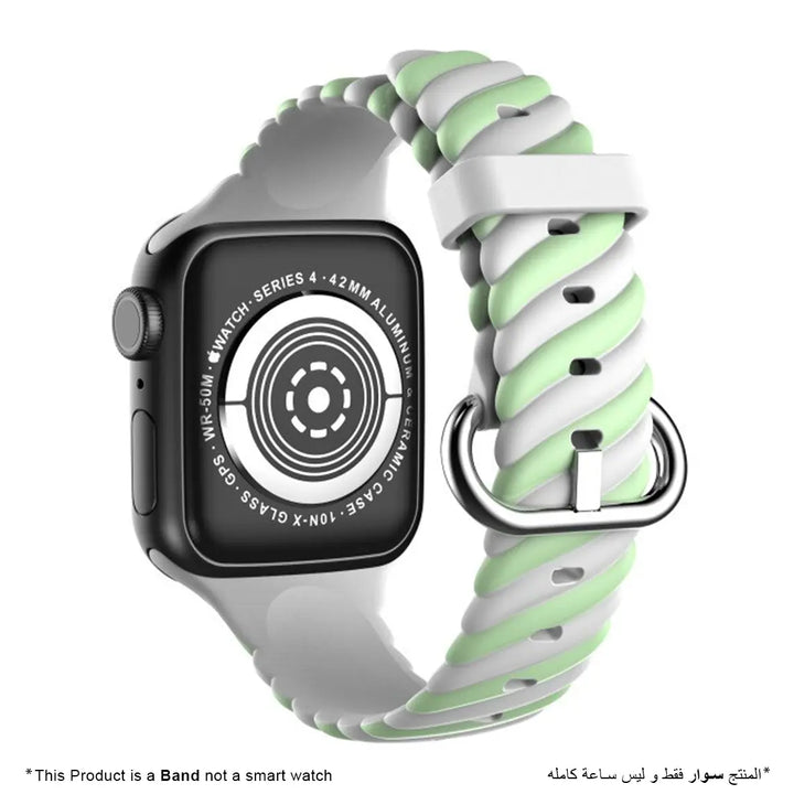 Liquid Silicone Twill Strap for Apple Watch - iCase Stores