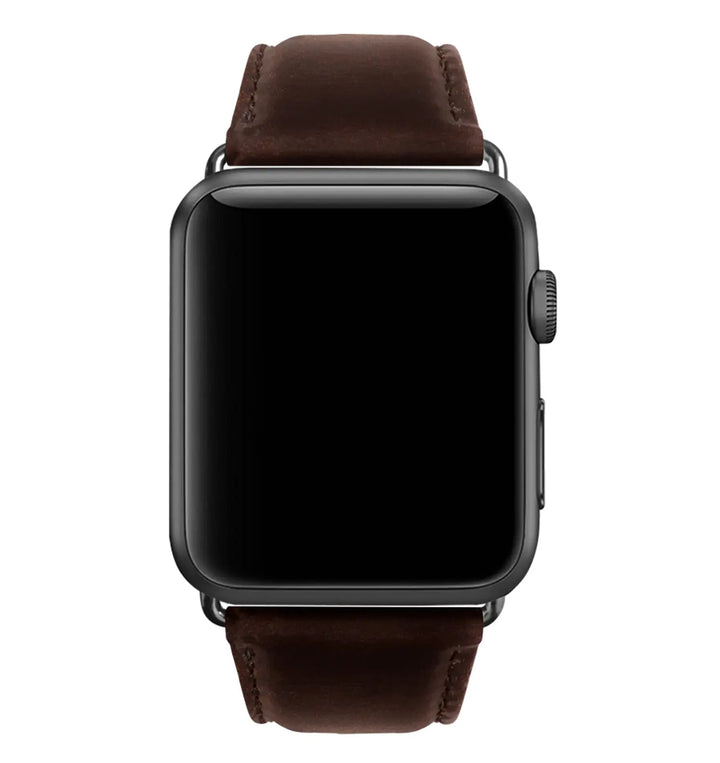 Luxury Leather Business Band for Apple Watch - Brown - iCase Stores