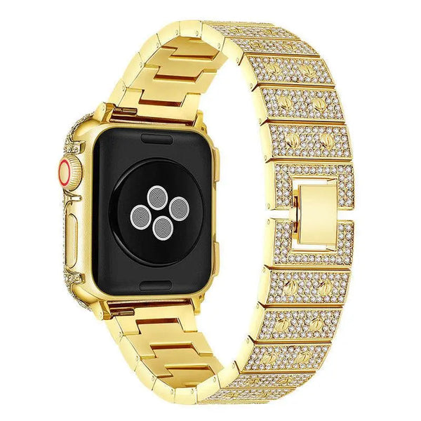 Luxury Precision Bling Diamond Alloy Band for Apple Watch - iCase Stores