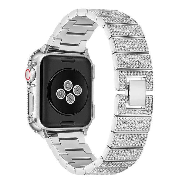 Luxury Precision Bling Diamond Alloy Band for Apple Watch - iCase Stores
